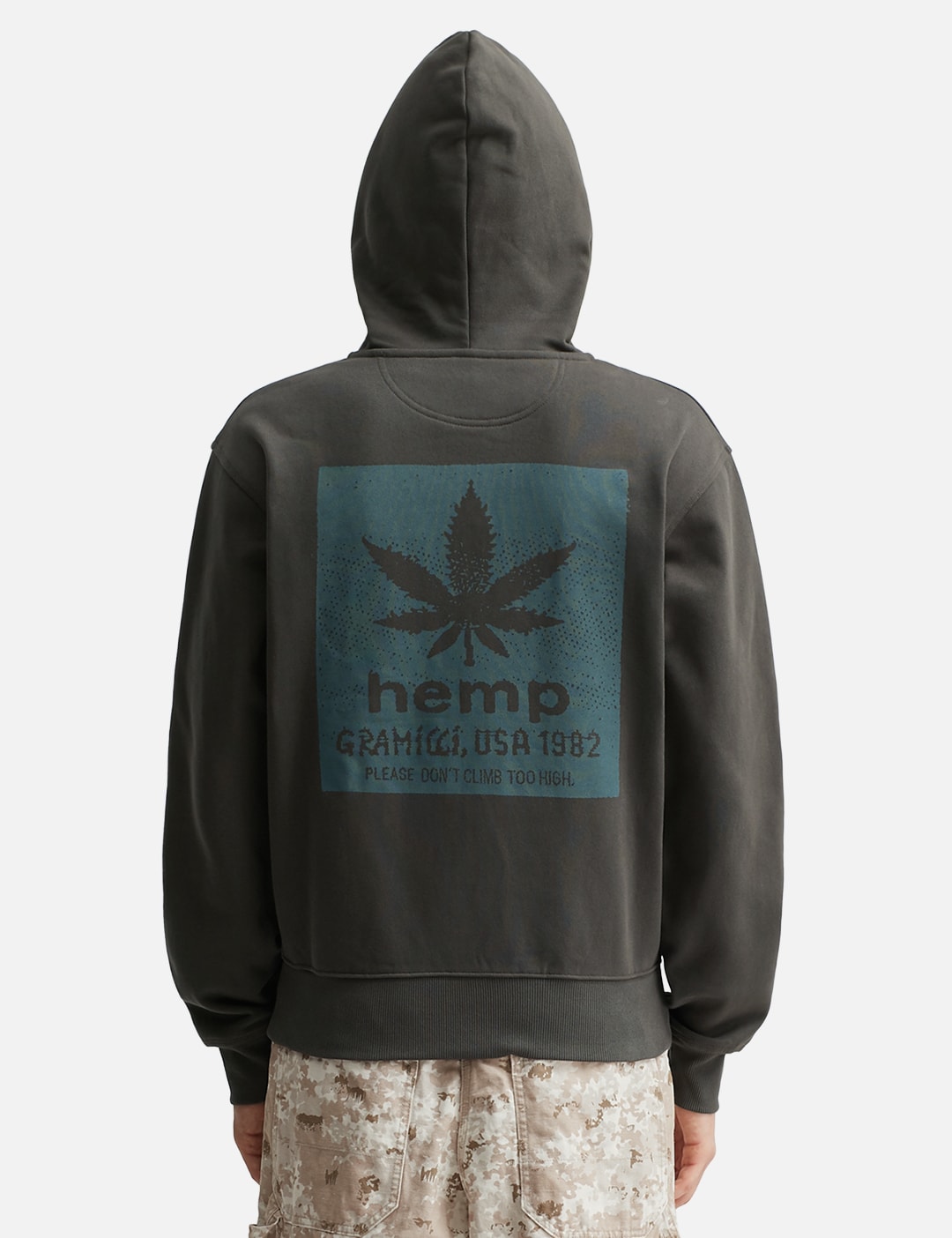 Hemp Zip Hooded Sweatshirt view 13