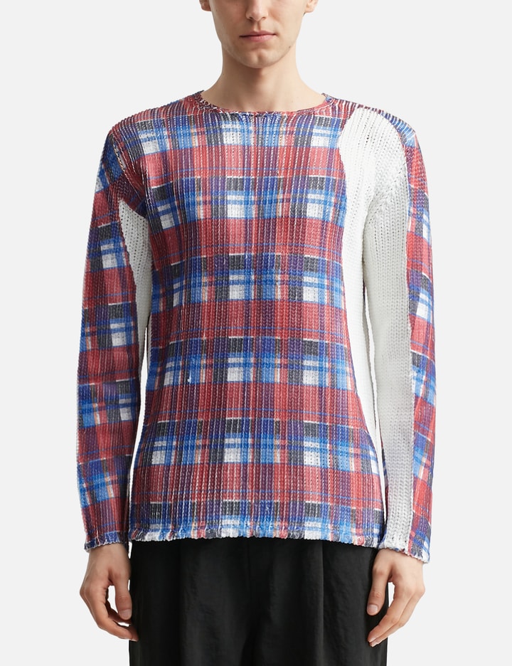 Press Printed Tartan Sweater Placeholder Image