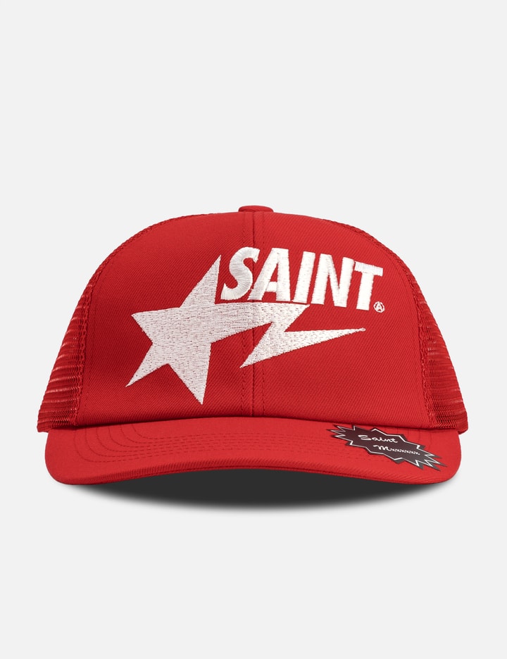Saint Michael Saint Michael X A BATHING APE Mesh Cap