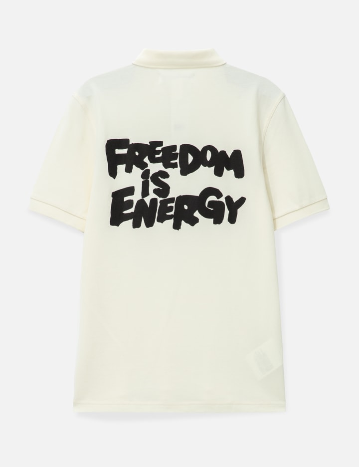 CDG SHIRT X FRED PERRY SS POLO W "FREEDOM IS ENERGY" Placeholder Image