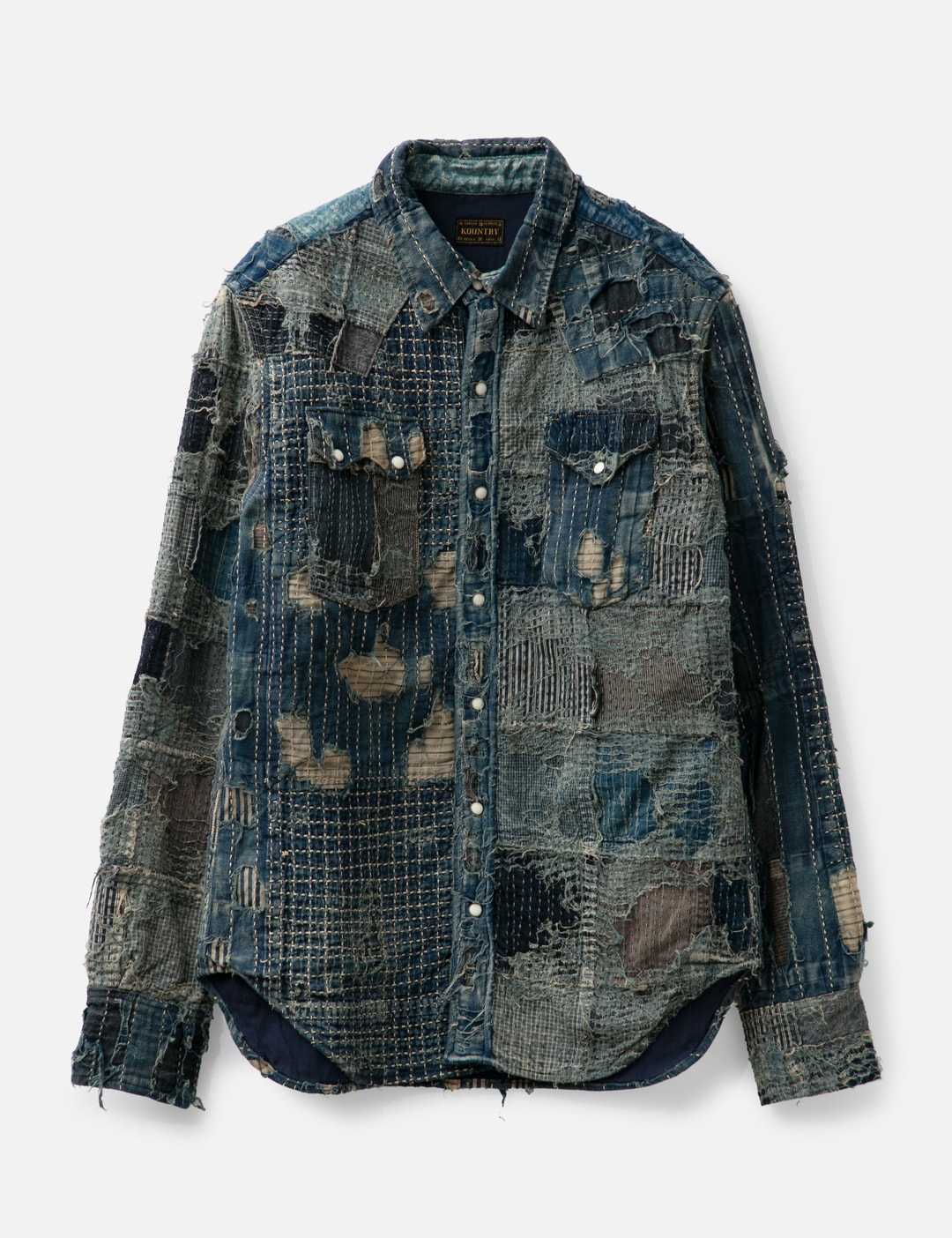 Kapital - KAPITAL KOUNTRY BORO DENIM SHIRT (CA681) | HBX