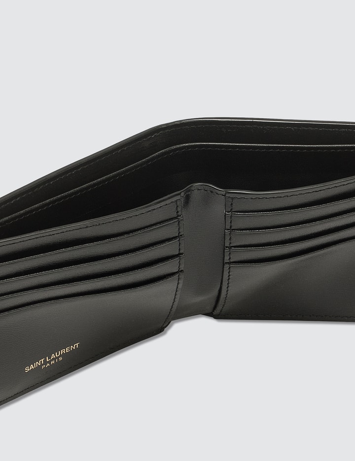 saint laurent paris east/west wallet in smooth leather