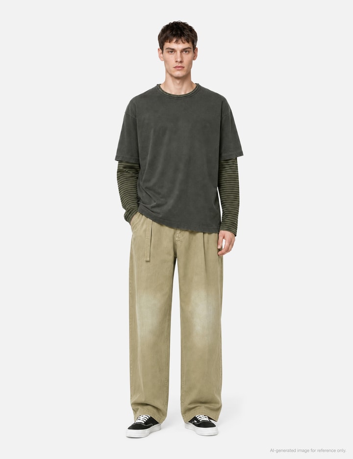 Beach Brains Pleated Work Pant