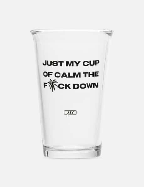 Aly "Cup Of Calm The F Down" Glass Set