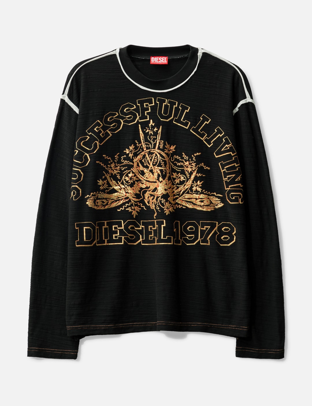 Diesel Long Sleeve Print T-shirt HBX Globally Curated