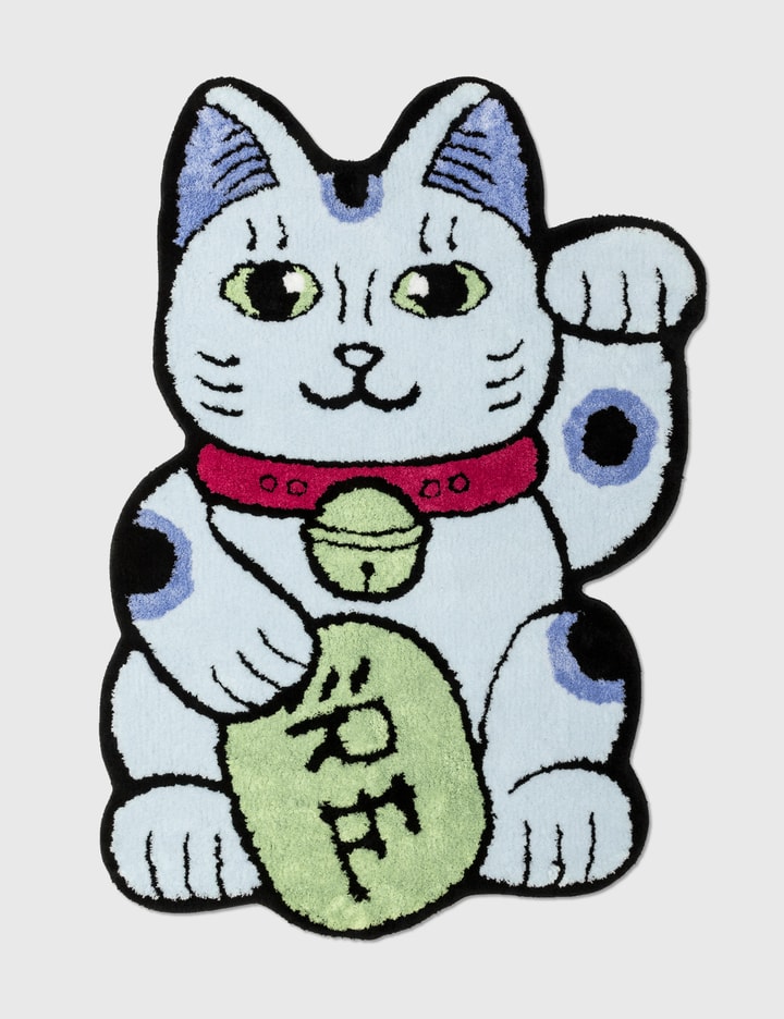 Medium Lucky Cat Rug – Blue Placeholder Image