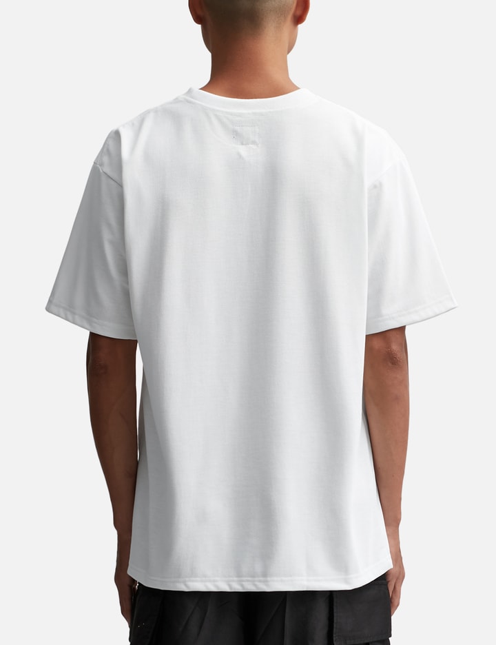 Shop Needles Short Sleeve Crewneck T-shirt In White