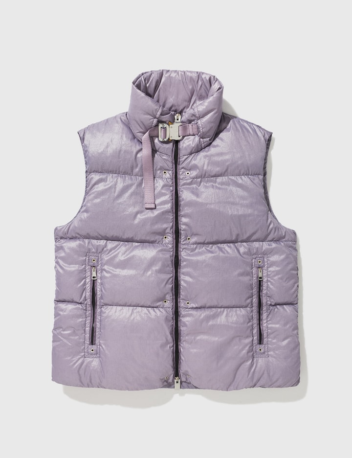 Moncler Genius Moncler X 1017 Alyx 9sm High Neck Padded Gilet In Purple