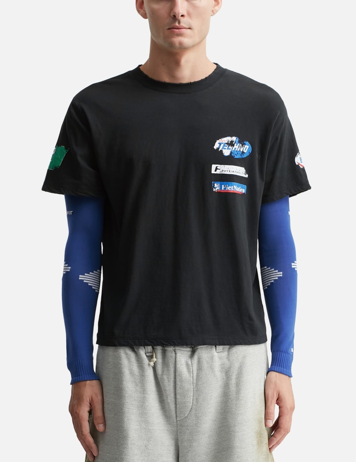 Piet F.C. Knitted Sleeve T-shirt Placeholder Image