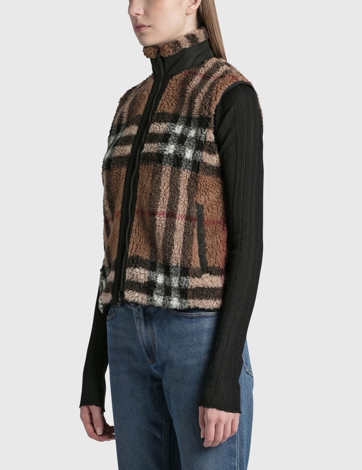 Check Fleece Jacquard Gilet Placeholder Image