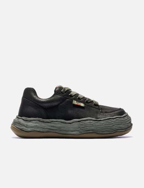 메종 미하라 야스히로 Oliver Waxed Suede Low-Top Sneakers