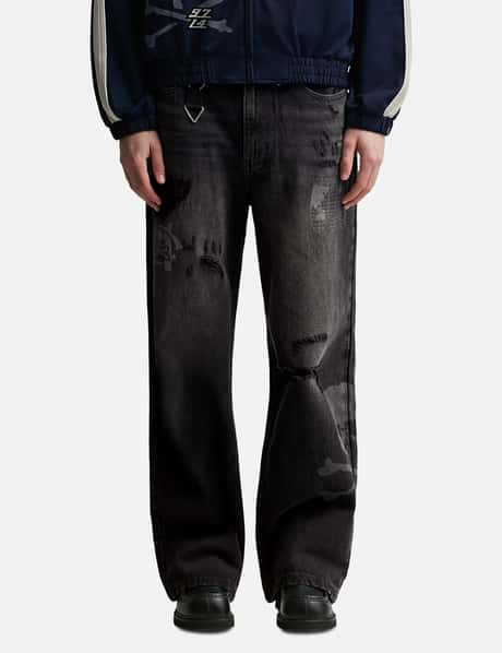 C2H4 - C2H4 x Mastermind Japan Totem Laser Jeans | HBX - ハイプ 