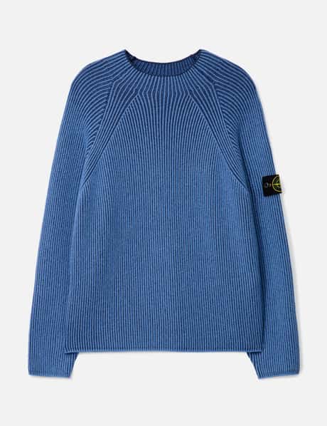스톤 아일랜드 Vanisé Full Rib Rws Wool Mock Neck Jumper