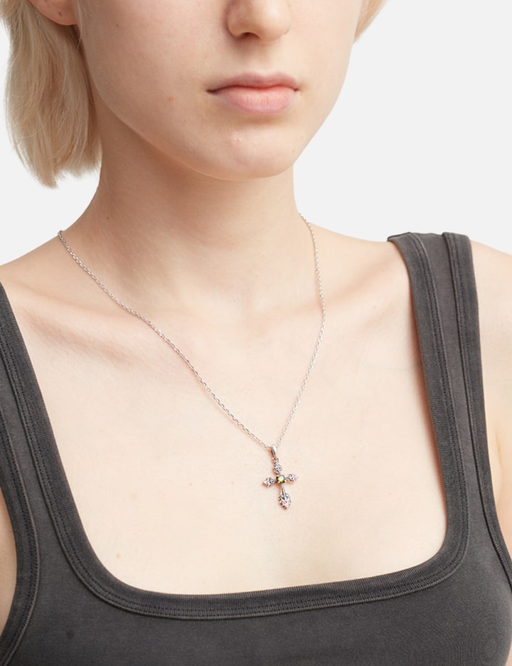 Oxidised Cross Pendant Necklace Placeholder Image