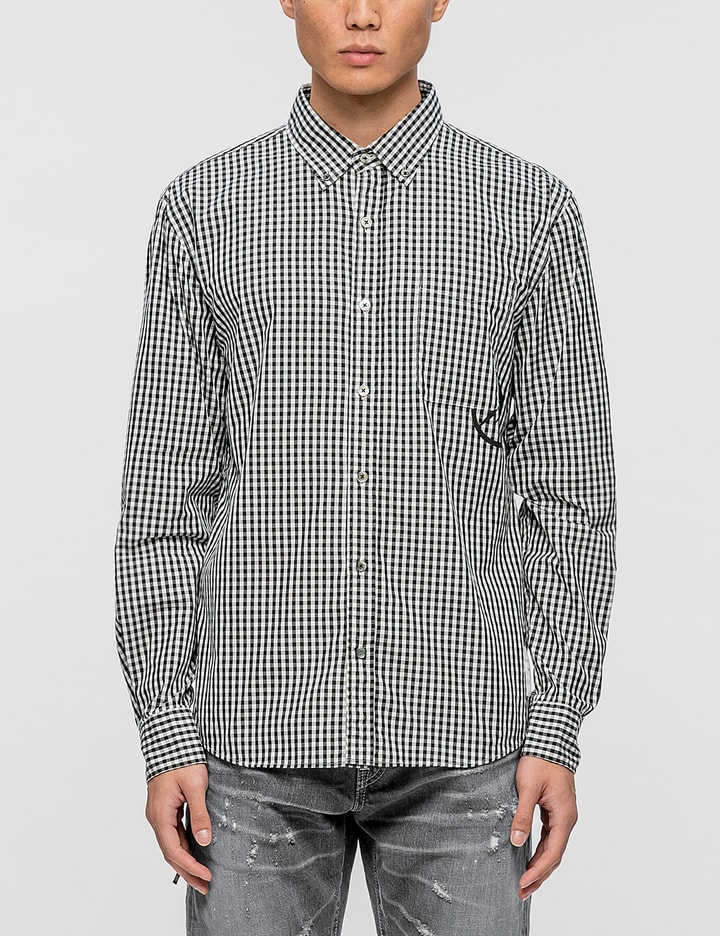 Gingham Check Button Down L/S Shirt Placeholder Image