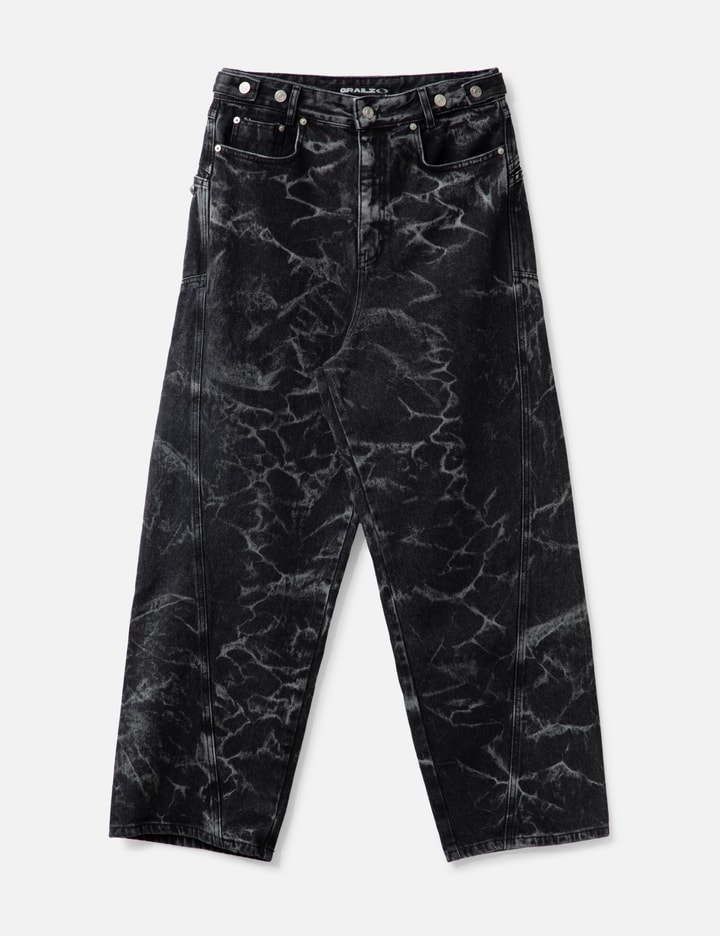 BLEACHED DENIM PANTS Placeholder Image