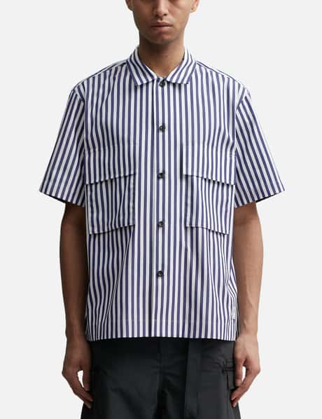 Sacai - Thomas Mason Cotton Poplin Shirt | HBX - Globally Curated 