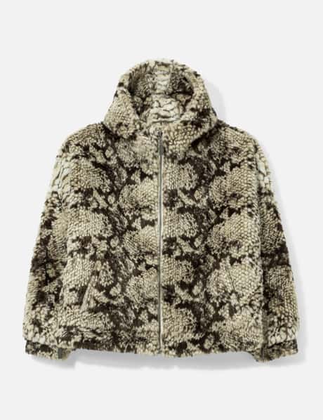 Snakes Jacket 2.0 Faux Fur Jacket With Hood view 6