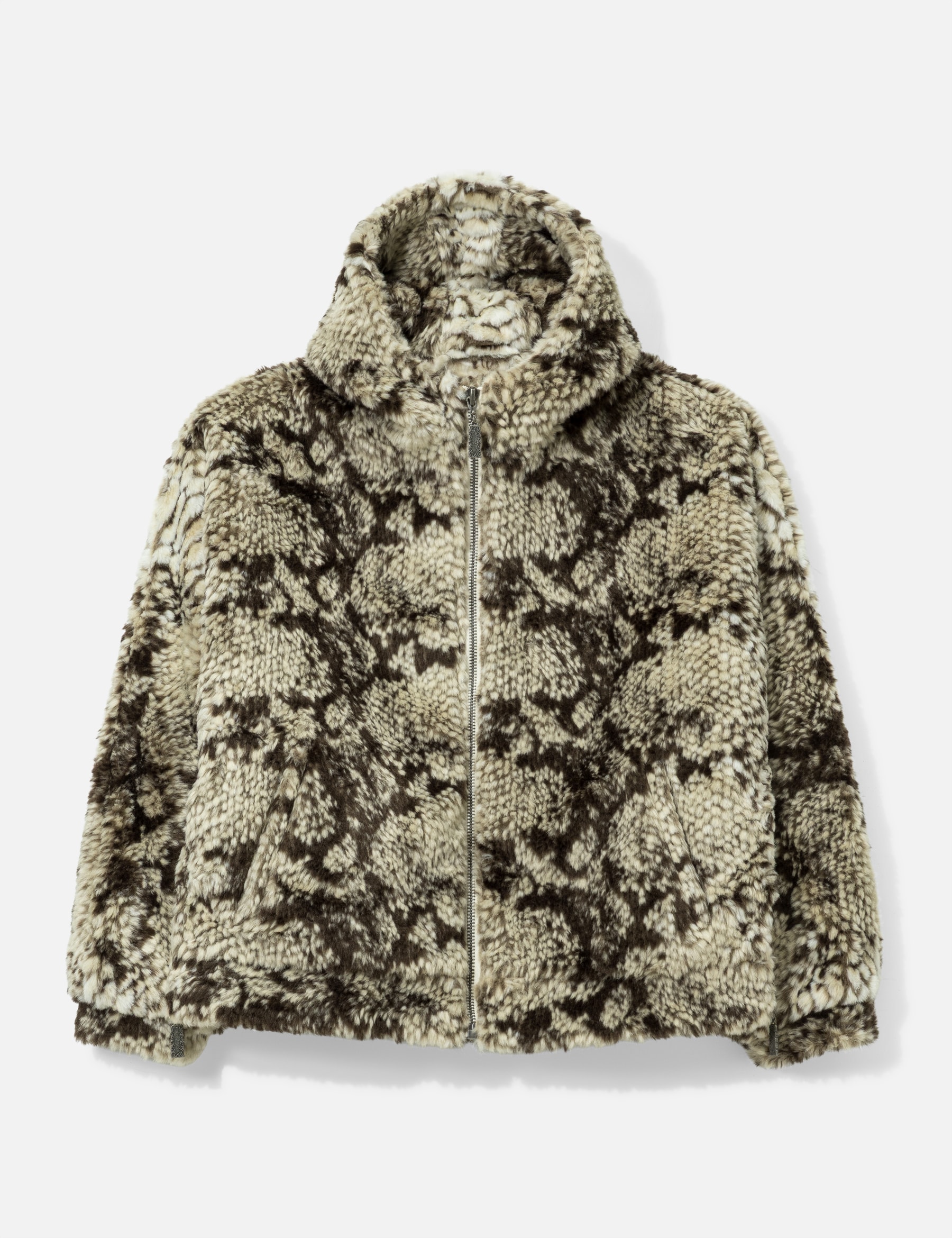 Snakes Jacket 2.0 Faux Fur Jacket With Hood view 16