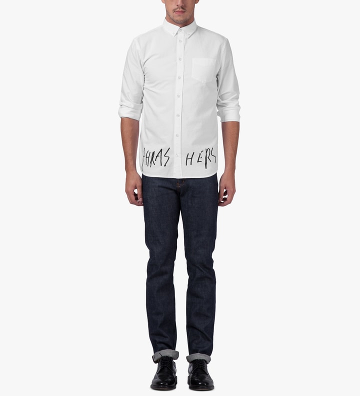 White/Black Grill Hunter Thrasher Shirt Placeholder Image