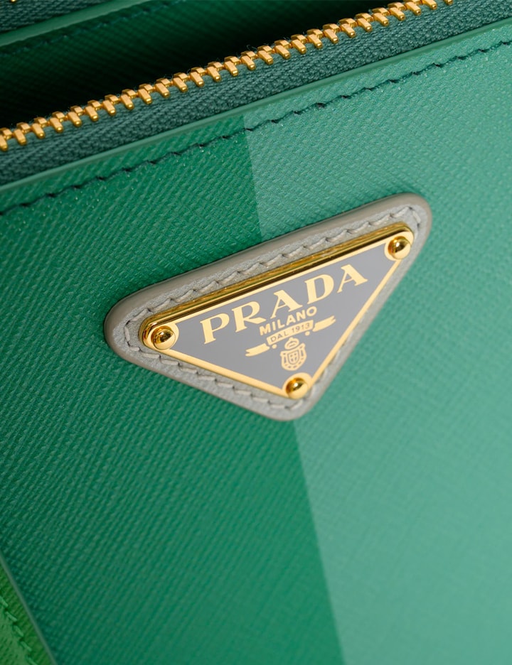 PRADA Two -tone Green Small Galleria Saffiano Bag (Limited Edition) Placeholder Image