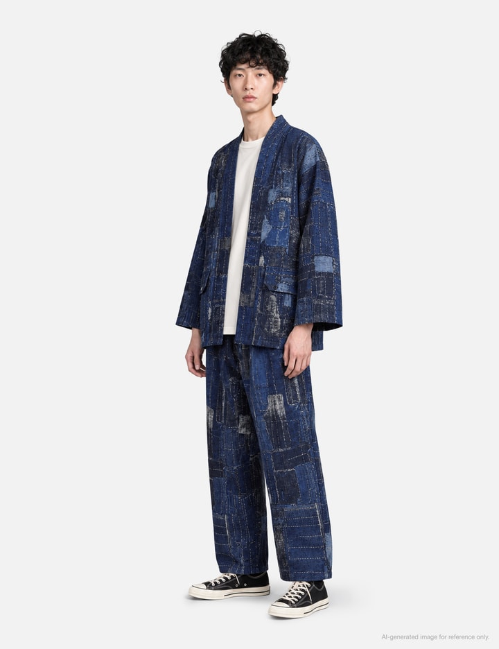 FDMTL Boro Jacquard Wide Pants Rinse