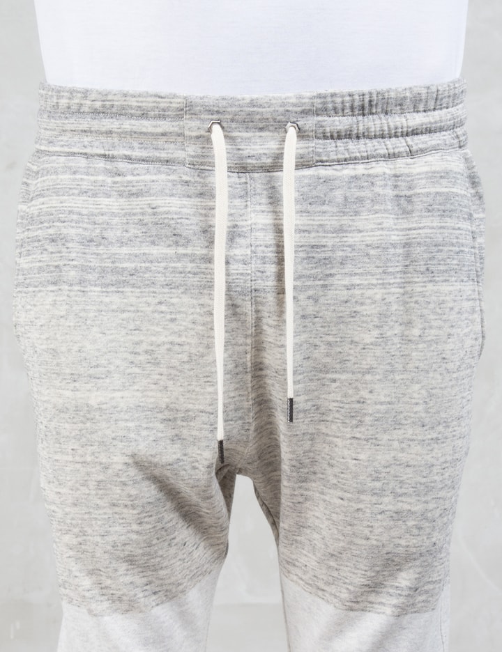 Helmut Lang 2 Tone Gradient Heather Curved Leg Track Pants
