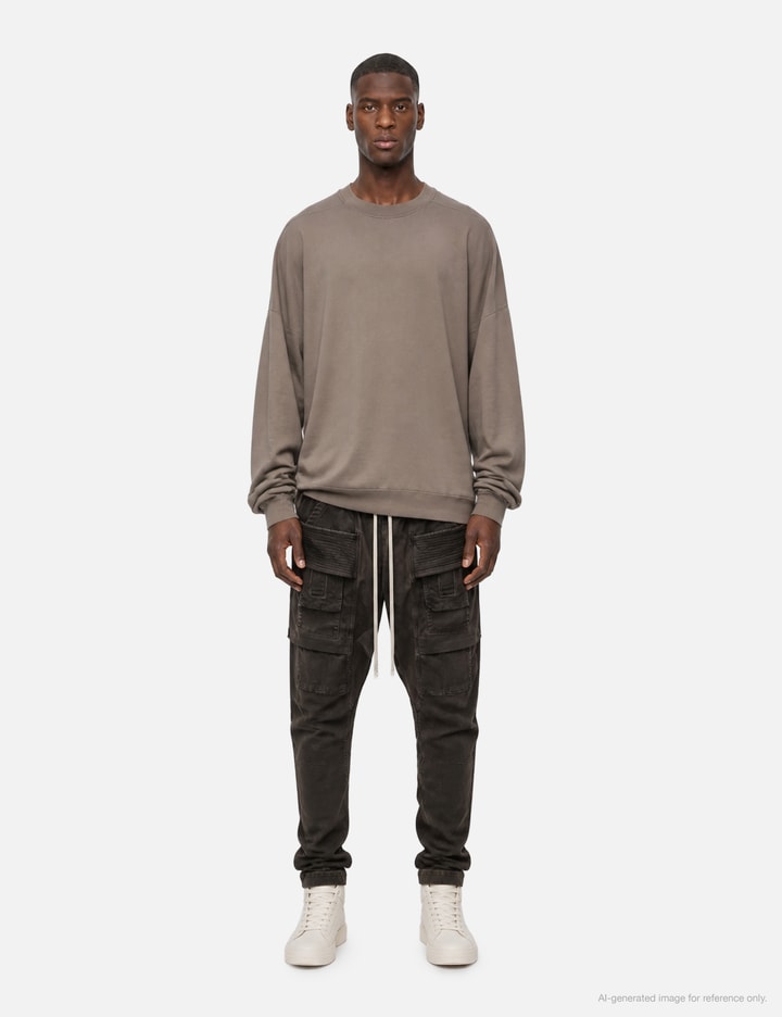Rick Owens Drkshdw Dust Wash Creatch Cargo Drawstring