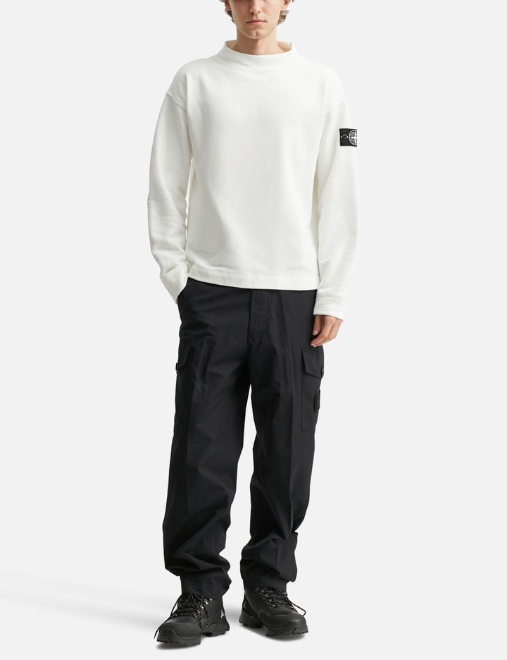 Knit-look Cotton Raw Beauty Sweatshirt Placeholder Image