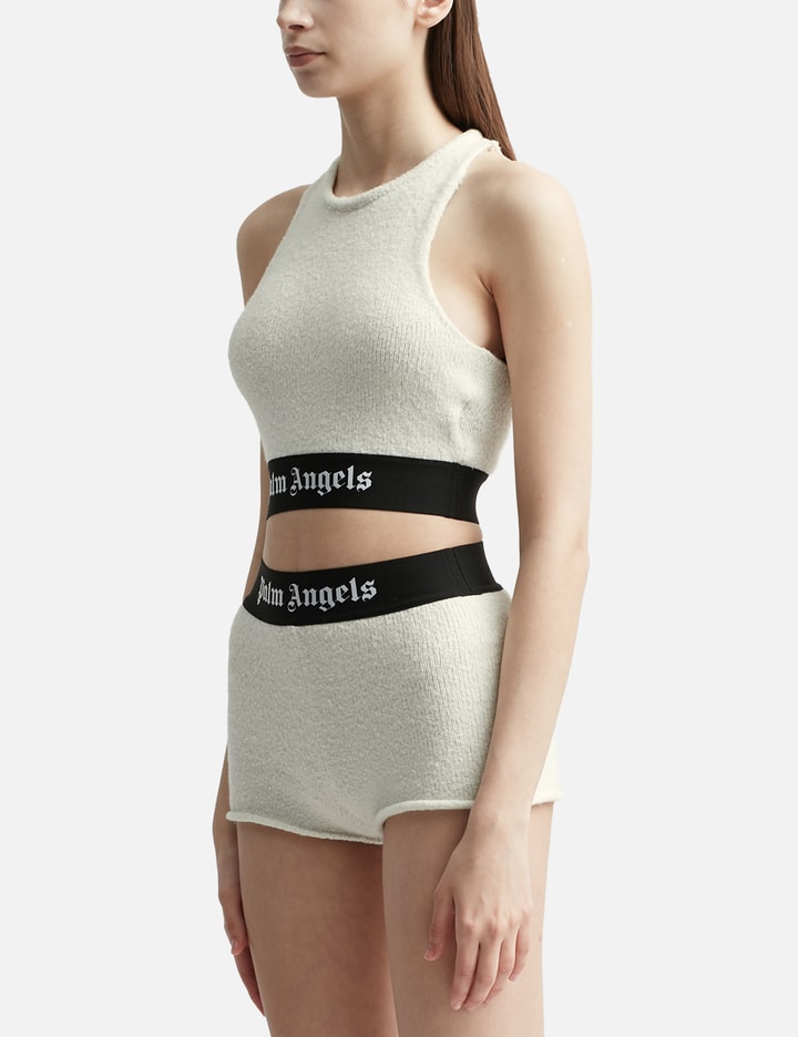 BOUCLÉ KNIT LOGO TOP Placeholder Image