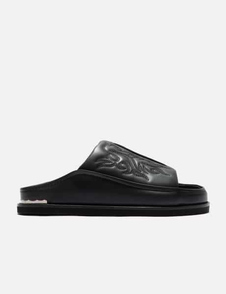 Toga Virilis Leather Slide