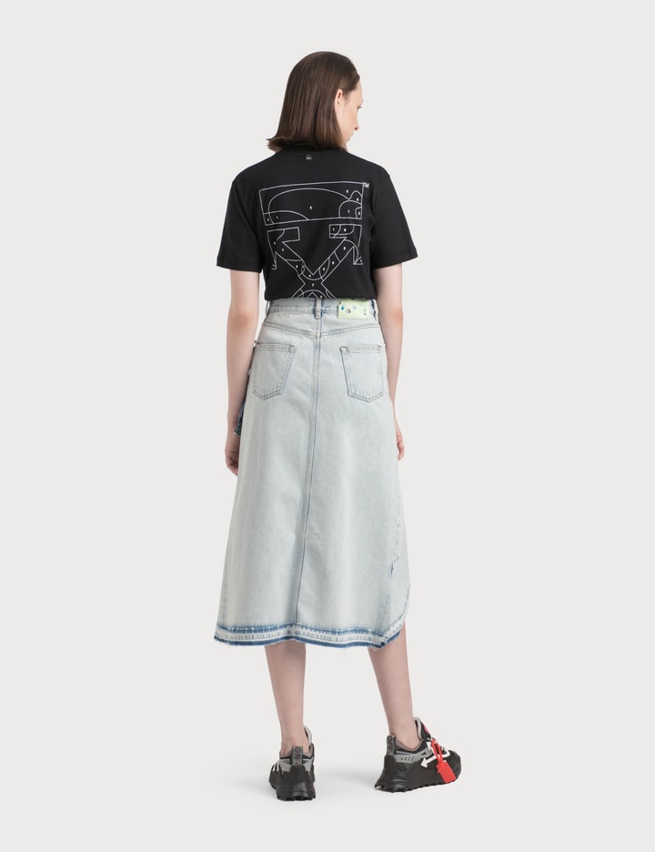 Ruffle Denim Skirt Placeholder Image