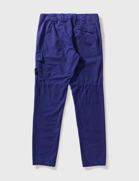 Stone Island Brushed Cotton Canvas Cargo Pants HBX