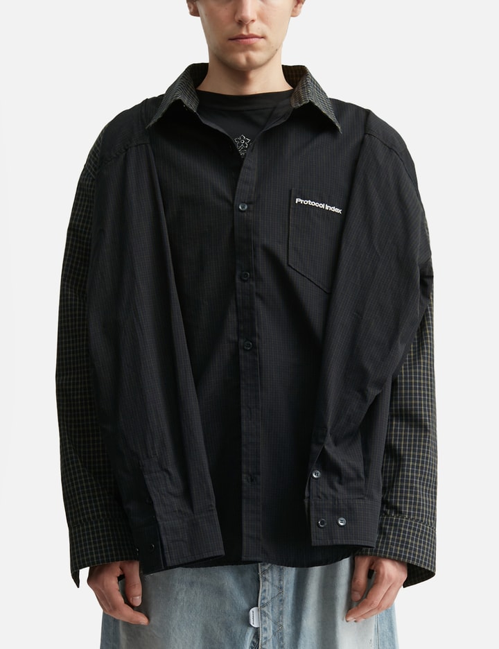 Protocol-Index Four Hands Check Shirts