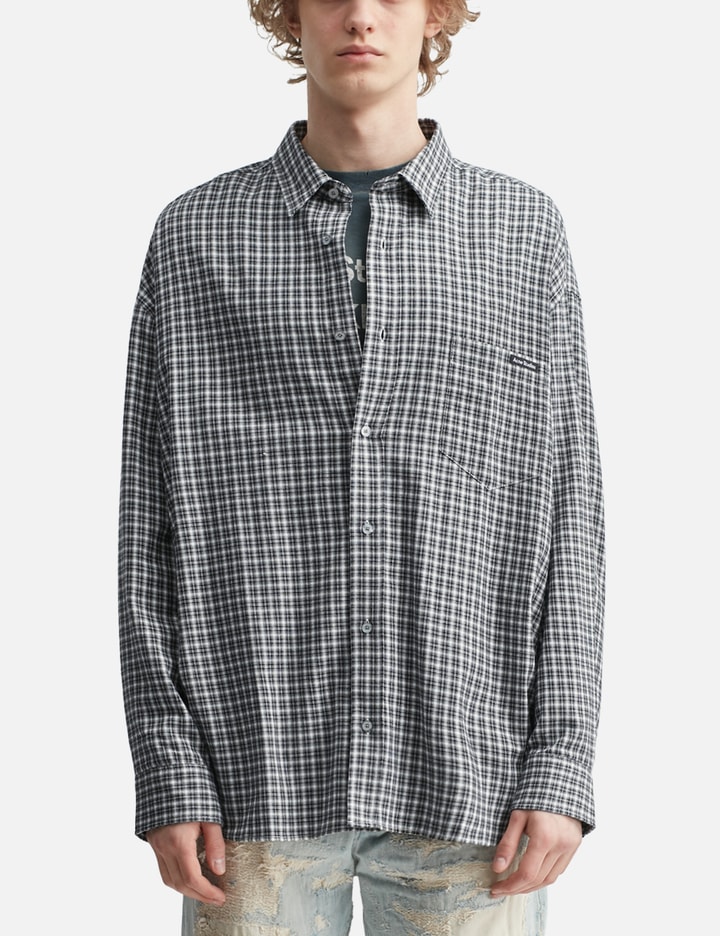 Acne Studios Flannel Button-Up Shirt
