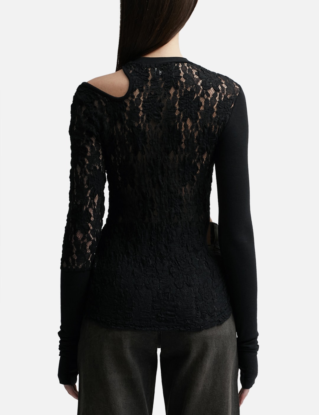 CUT-OUT FLORAL PANELED TOP view 15