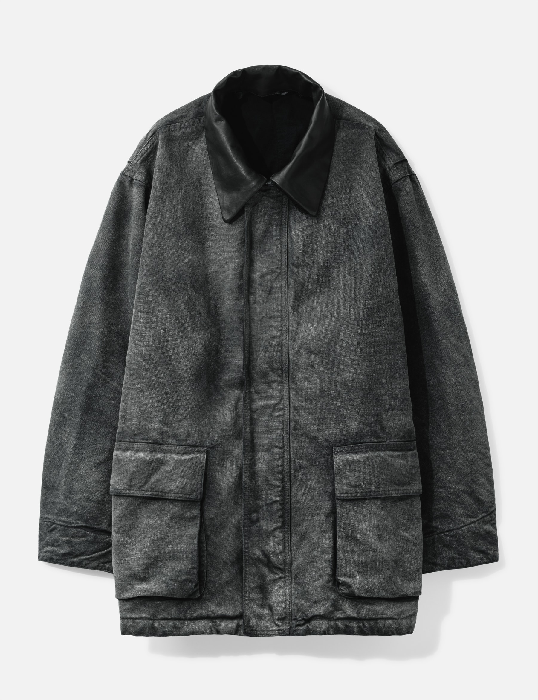 Dyed Organic Cotton Duck Blouson view 10