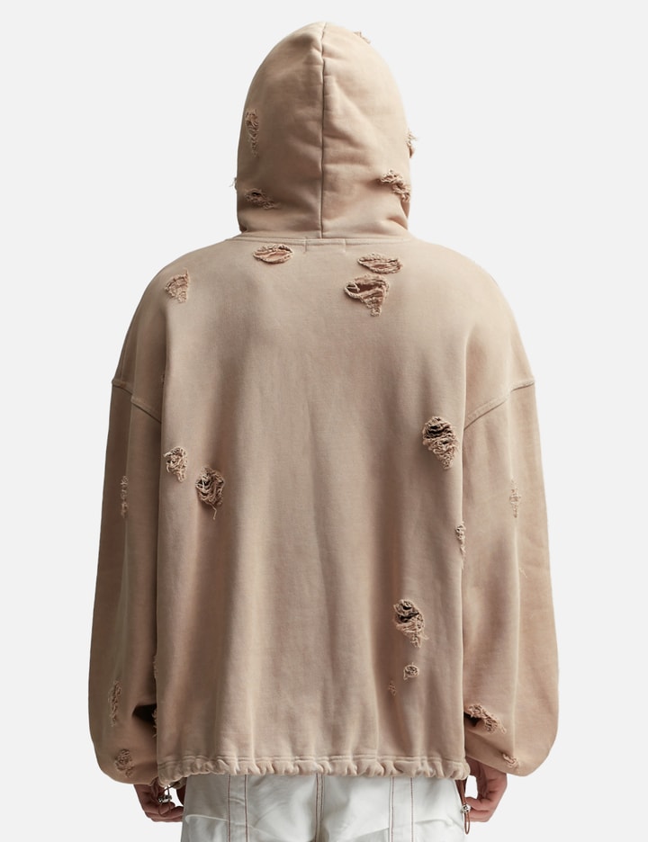 Shop Thug Club Rock Hoodie In Brown