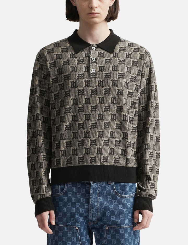 Louis Vuitton Silk Geometric Blouse Top Shirt Beige Brown Monogram