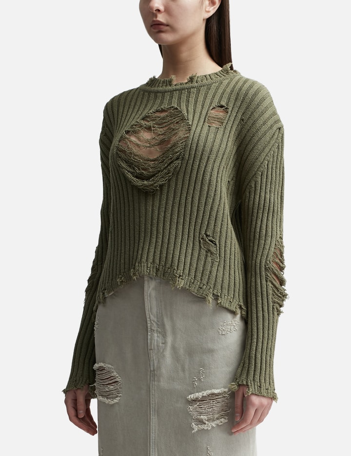 DAMAGED HEART SWEATER Placeholder Image