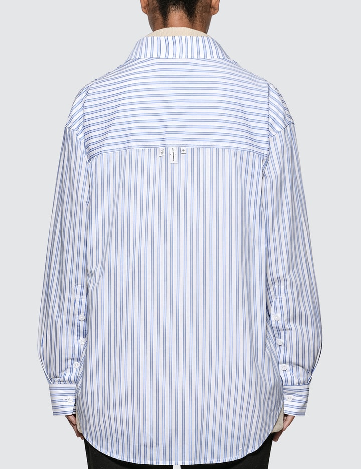 Oversized Fit Stripe Shirt Placeholder Image