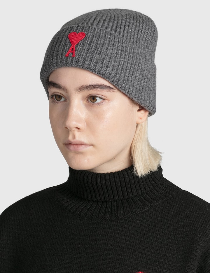 Ami Adc Ribbed Beanie