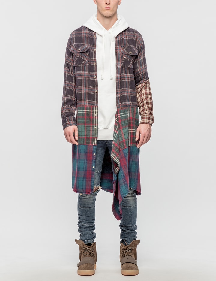 Long Extended Flannel Shirt Ver. 5 (Size M) Placeholder Image