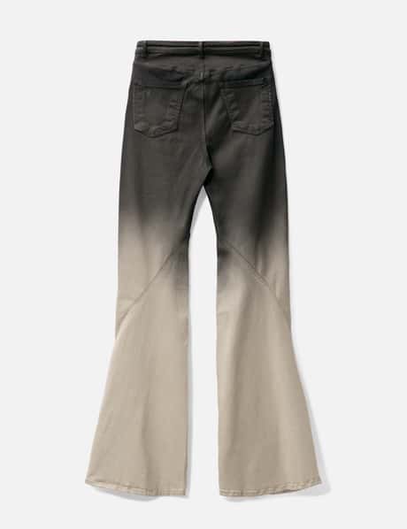 Rick Owens Drkshdw - Degraded Bias Bootcut Jeans | HBX - Globally  