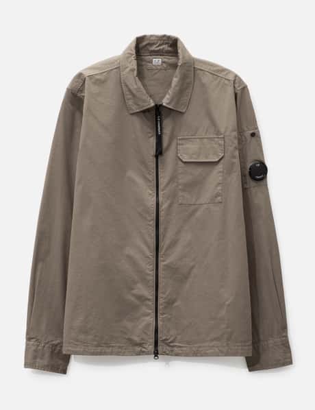 C.P. Company ORGANIC GABARDINE ZIPPED OVERSHIRT