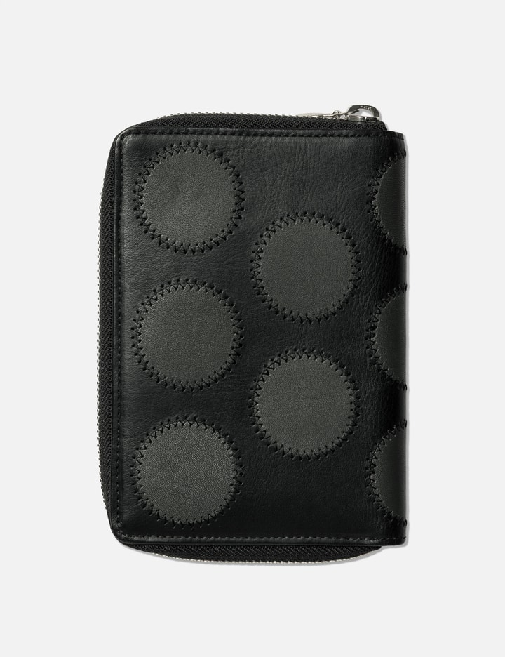 Yohji Yamamoto Polka Zip Around Leather Wallet