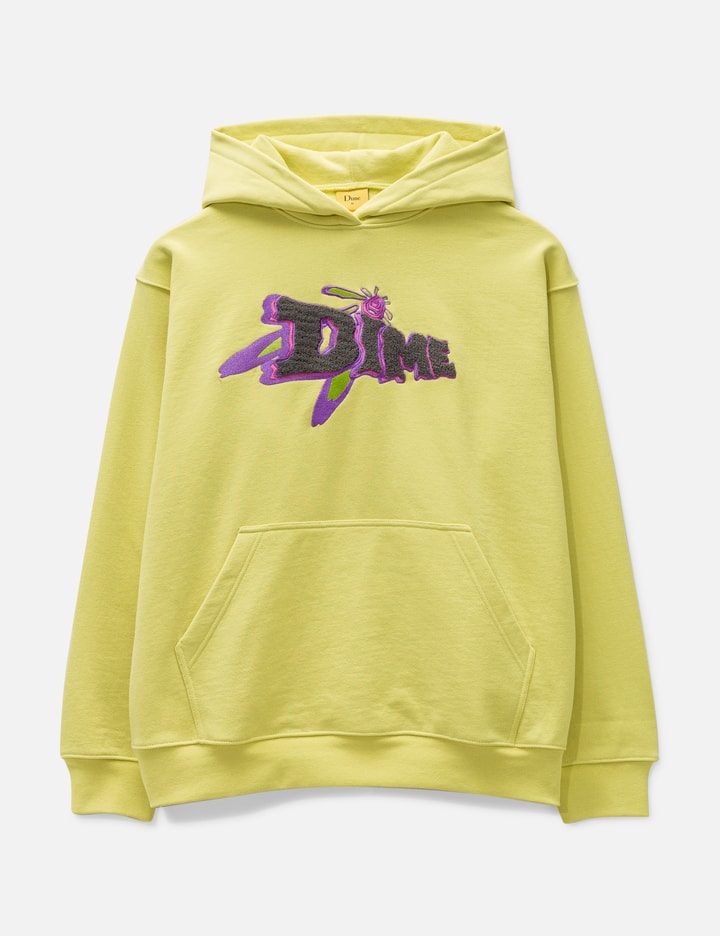 Dime Encino Chenille Hoodie In Yellow