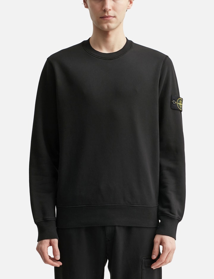 Stone Island Cotton Sweatshirt In Blue
