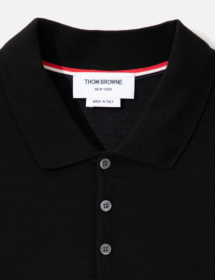 Thom Browne Short Sleeve Rib Cuff Polo