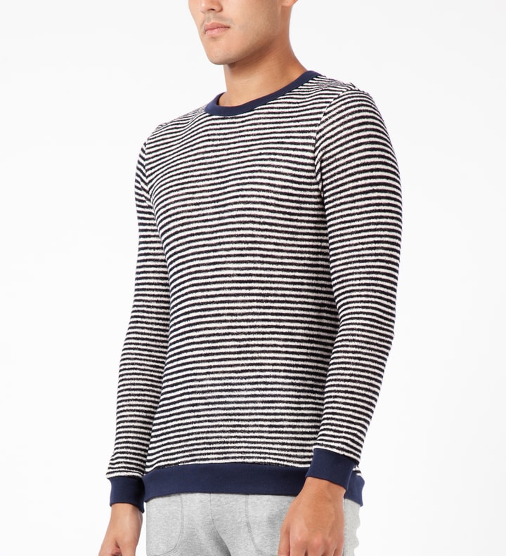 Blue Loop Stripe Sweater Placeholder Image